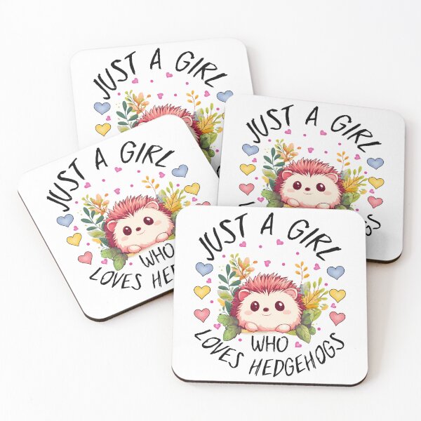 Item preview, Just a girl who loves hedgehogs designed and sold by MoSaid.