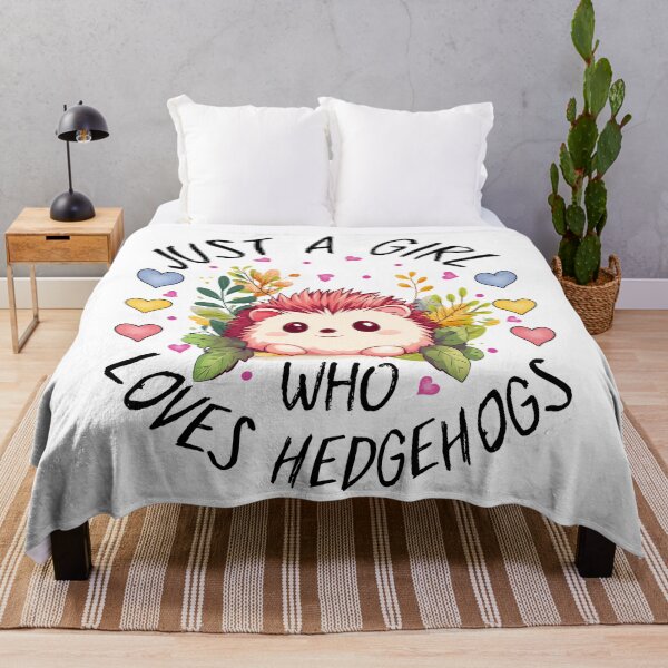 Item preview, Just a girl who loves hedgehogs designed and sold by MoSaid.
