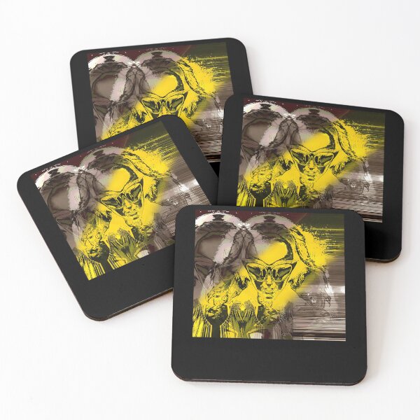 Item preview, Abstract Glitch Art Portrait with Yellow Tone designed and sold by BILLS-SHOP.