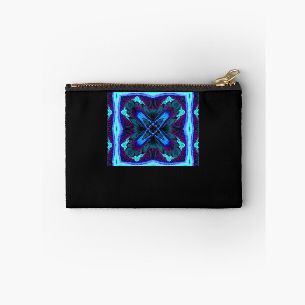 Item preview, Abstract Blue Kaleidoscope Geometric Pattern designed and sold by BILLS-SHOP.