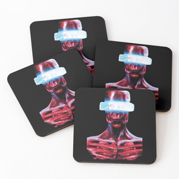 Item preview, Red Cyborg Head with Glowing Visor designed and sold by BILLS-SHOP.