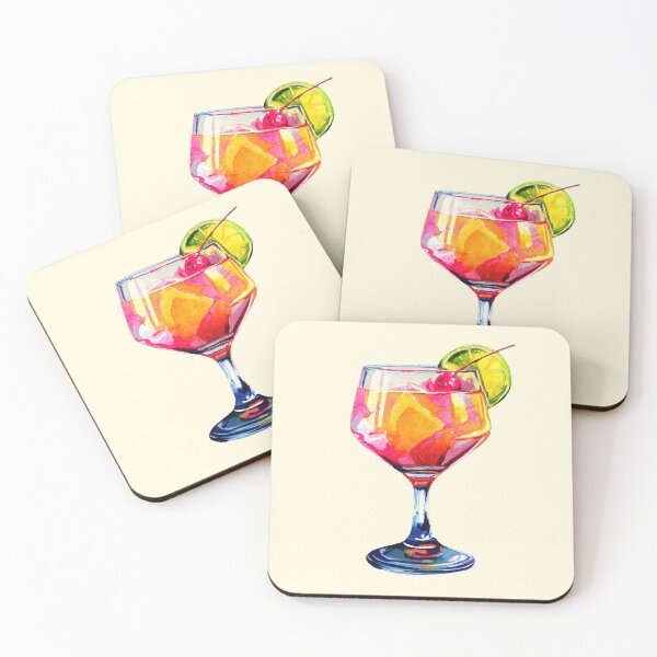 Item preview, Colorful Summer Spritz Cocktail Illustration designed and sold by jianina-alondra.