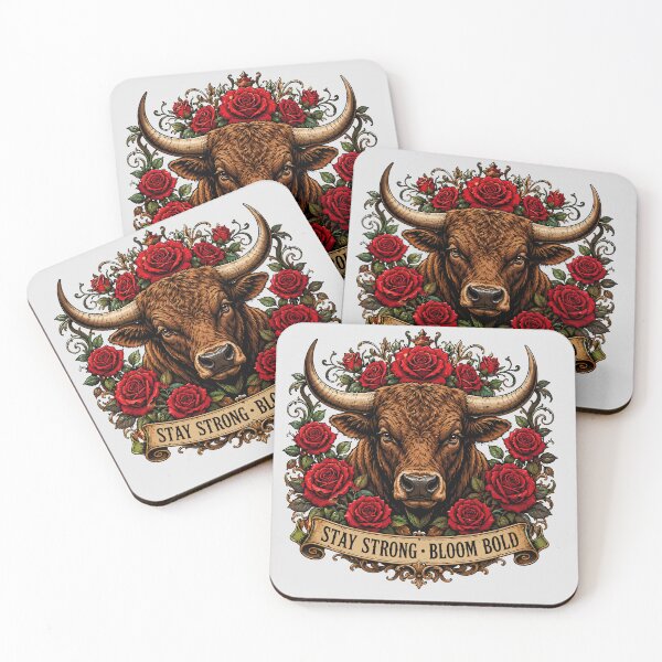 Item preview, Bovine and Roses designed and sold by taiche.