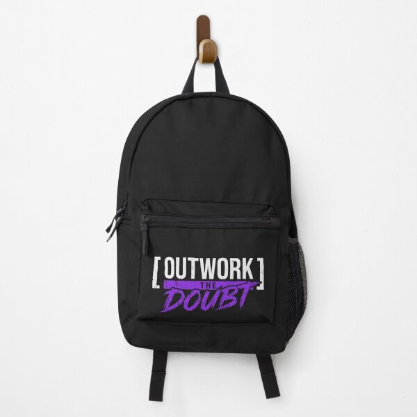 Item preview, Outwork The Doubt (Electric Violet) - Stoic Discipline & Sports Mindset Apparel designed and sold by RetroNeon.