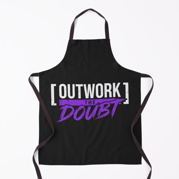 Item preview, Outwork The Doubt (Electric Violet) - Stoic Discipline & Sports Mindset Apparel designed and sold by RetroNeon.