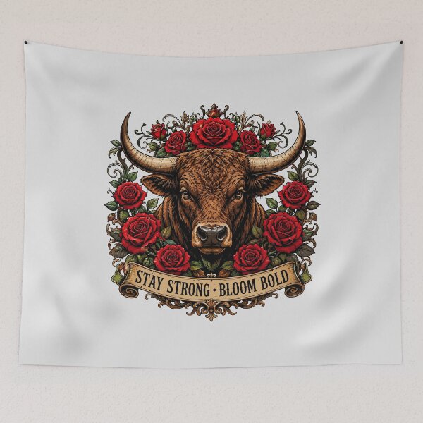 Item preview, Bovine and Roses designed and sold by taiche.