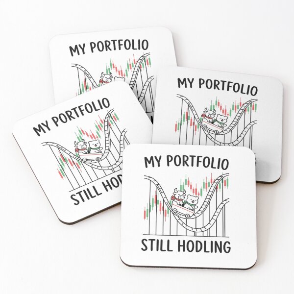 Item preview, Cute Bull and Bear Stock Market Roller Coaster Minimalist Tee designed and sold by BS Creations.