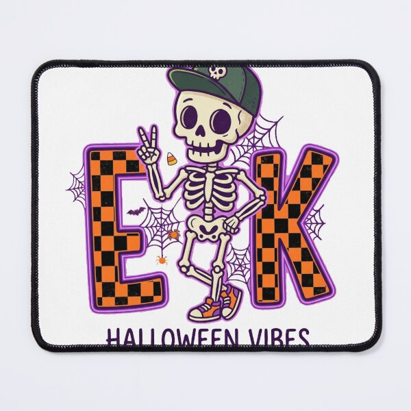 Item preview, Retro Skeleton Peace Sign EEK Halloween Vibes designed and sold by @SHINTOSARTSTORE.