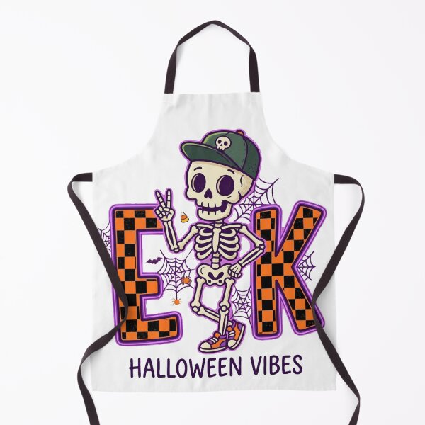 Item preview, Retro Skeleton Peace Sign EEK Halloween Vibes designed and sold by @SHINTOSARTSTORE.