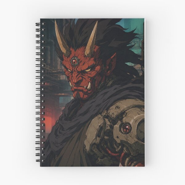 Item preview, Cyberpunk Oni Industrial Warlord designed and sold by bapupa.
