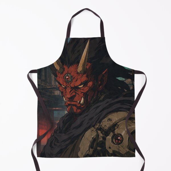 Item preview, Cyberpunk Oni Industrial Warlord designed and sold by bapupa.
