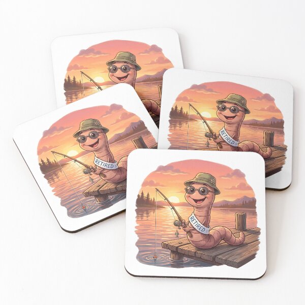 Item preview, Worm goes fishing – never to be bait again designed and sold by design-rebell.
