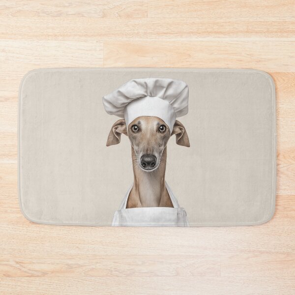 Item preview, Azawakh Chef Dog Funny Cooking Apron Hat Cute Pet Portrait designed and sold by LazyOwlStore.