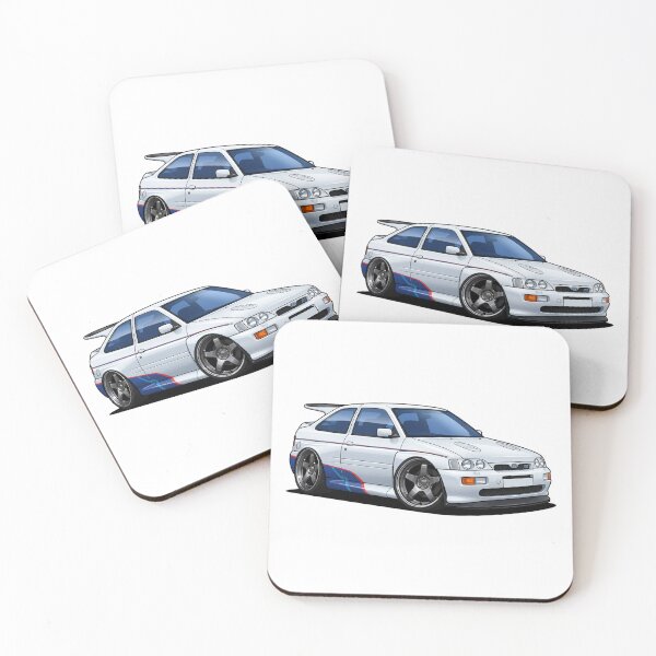 Item preview, Escort Cosworth RS Cartoon designed and sold by ToonMyRide.