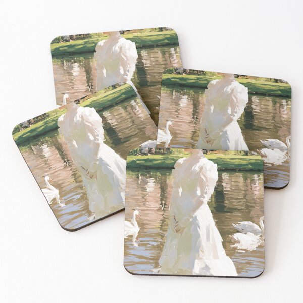 Item preview, Swan Serenade at Willowmere Pond designed and sold by Venon28.