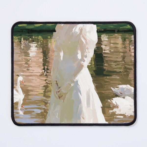 Item preview, Swan Serenade at Willowmere Pond designed and sold by Venon28.