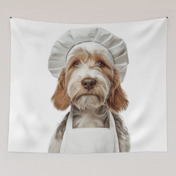 Item preview, Grand Basset Griffon Vendéen Chef Funny Cooking Apron Hat designed and sold by LazyOwlStore.
