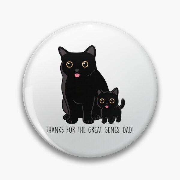 Item preview, Great Genes Dad Cat Kitten Funny Illustration designed and sold by OlyvieArt.