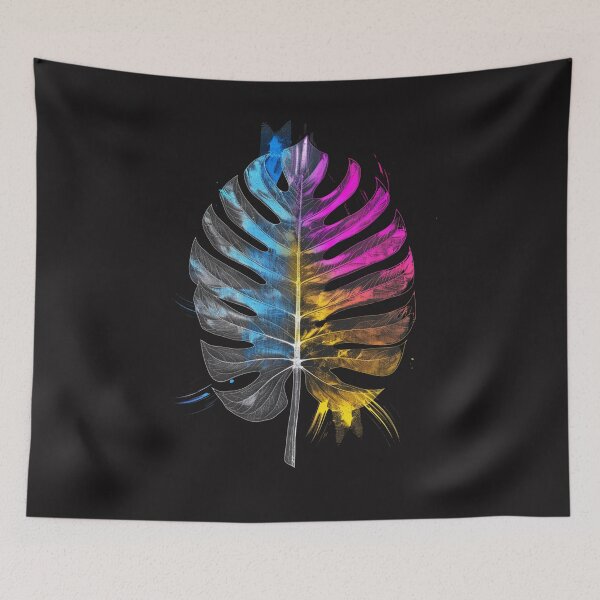 Item preview, Leaf art, an abstract pattern depicting distorted nature designed and sold by STATIC SOUL.