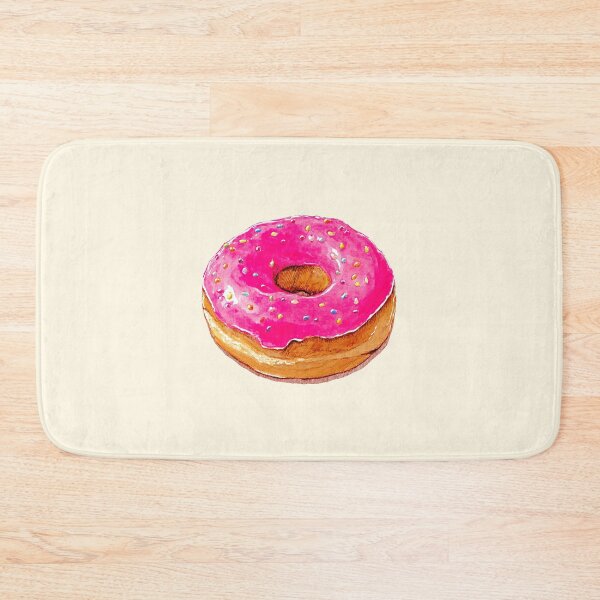 Item preview, Cute Pink Sprinkle Donut Illustration designed and sold by jianina-alondra.