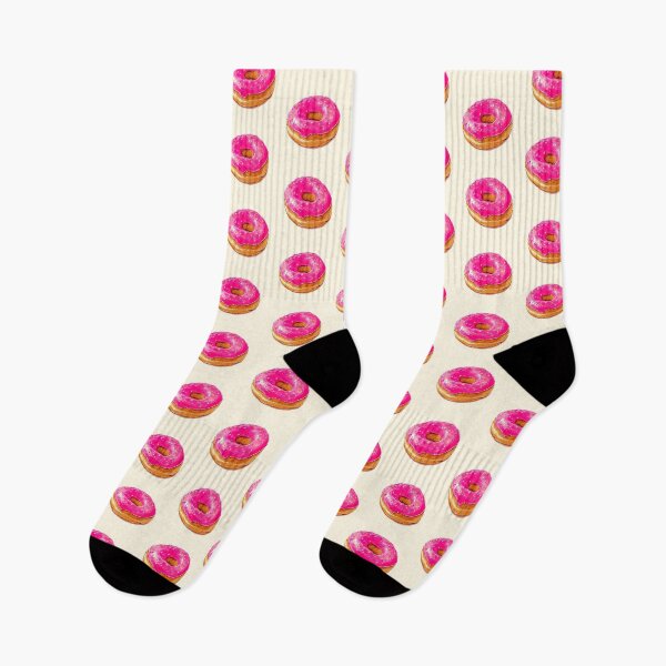 Item preview, Cute Pink Sprinkle Donut Illustration designed and sold by jianina-alondra.