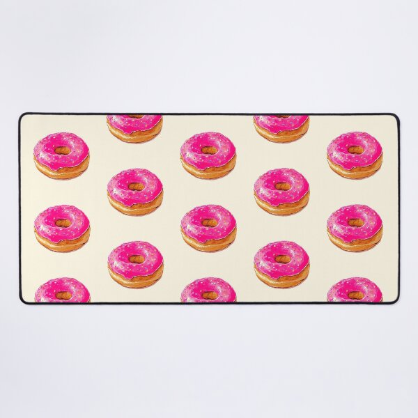 Item preview, Cute Pink Sprinkle Donut Illustration designed and sold by jianina-alondra.