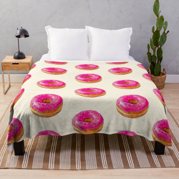 Item preview, Cute Pink Sprinkle Donut Illustration designed and sold by jianina-alondra.