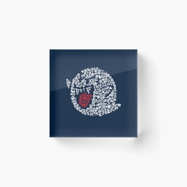 Item preview, Ghost Character Mosaic Artwork designed and sold by arvinguarda.