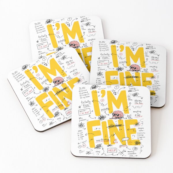 Item preview, I'm Fine School Meme | Back to School Student Humor designed and sold by MonkiFlipp.