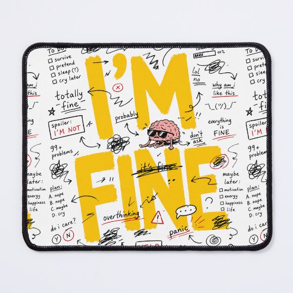 Item preview, I'm Fine School Meme | Back to School Student Humor designed and sold by MonkiFlipp.