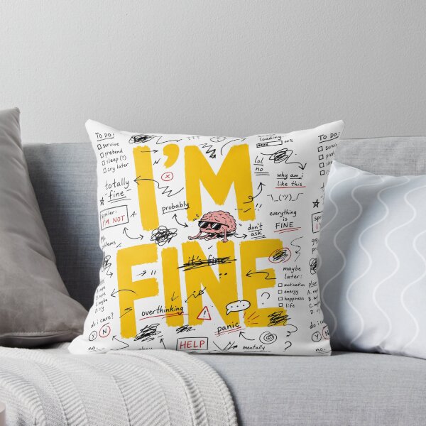 Item preview, I'm Fine School Meme | Back to School Student Humor designed and sold by MonkiFlipp.
