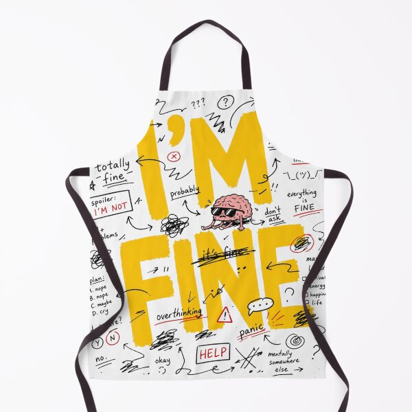 Item preview, I'm Fine School Meme | Back to School Student Humor designed and sold by MonkiFlipp.