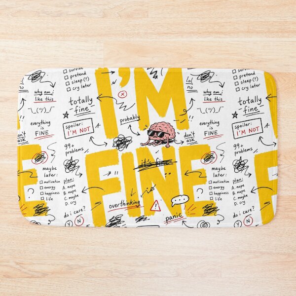 Item preview, I'm Fine School Meme | Back to School Student Humor designed and sold by MonkiFlipp.