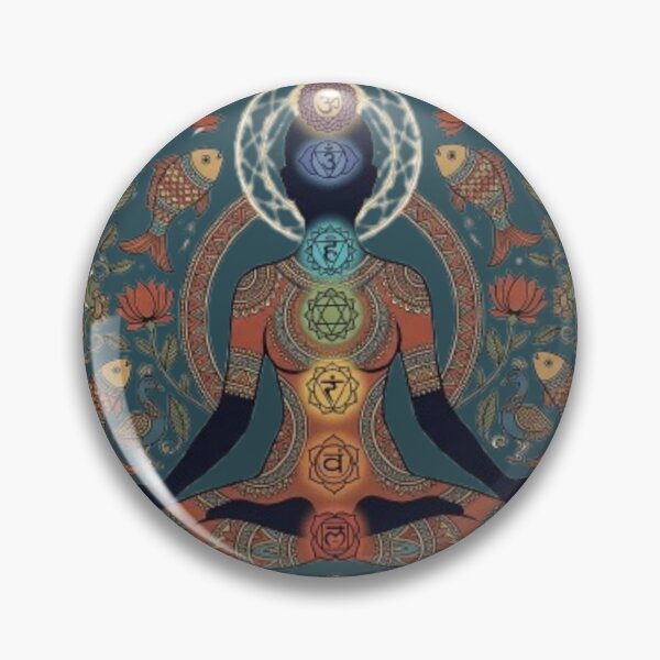 Item preview, Warli Chakra Meditation – Sacred Indian Folk Art & Inner Peace Mandala designed and sold by Chirayu1111.