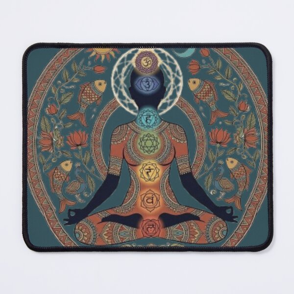 Item preview, Warli Chakra Meditation – Sacred Indian Folk Art & Inner Peace Mandala designed and sold by Chirayu1111.