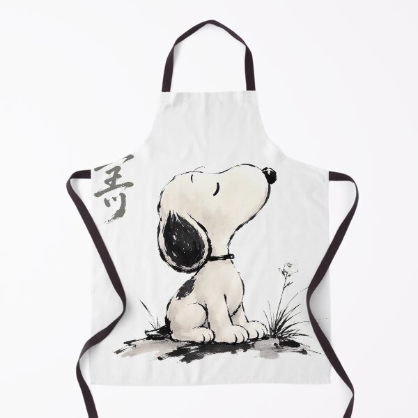 Artikelvorschau, Snoopy Sumi-E entworfen und verkauft von FlutterDtealArt.