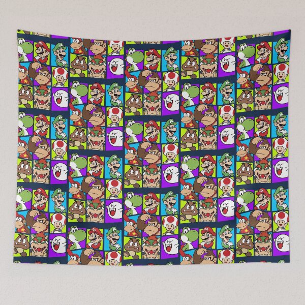 Item preview, Retro Game Characters Grid Layout designed and sold by arvinguarda.