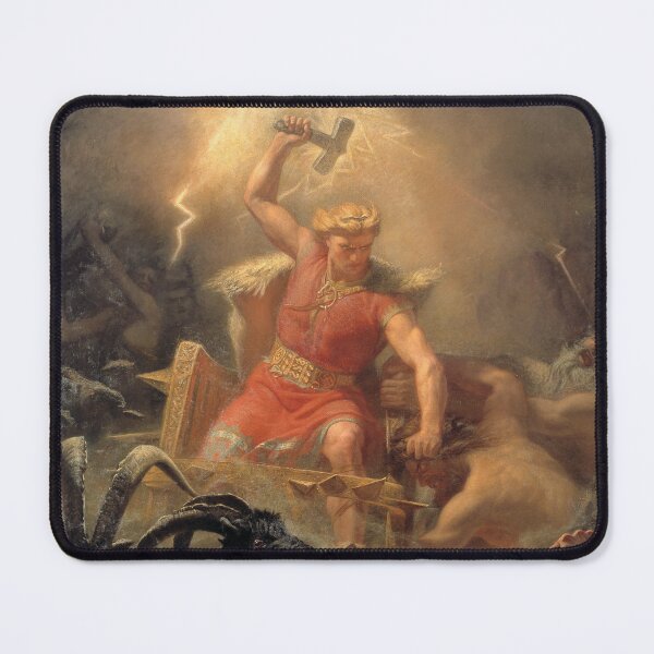 Item preview, THOR'S FIGHT WITH THE GIANTS BY MARTEN ESKE WINGE (1872) designed and sold by humbleserf.