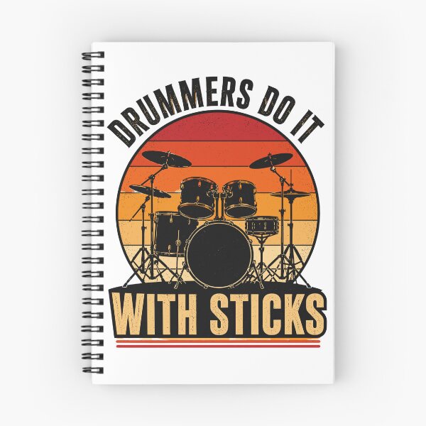 Item preview, Drummers Do It With Sticks | Funny Retro Drum Kit | Sassy Drummer designed and sold by ZIGLWORKS.