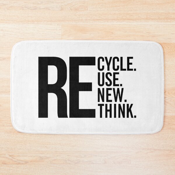 Item preview, Recycle Reuse Renew Rethink Eco Friendly Environmental Graphic designed and sold by artworkathome.
