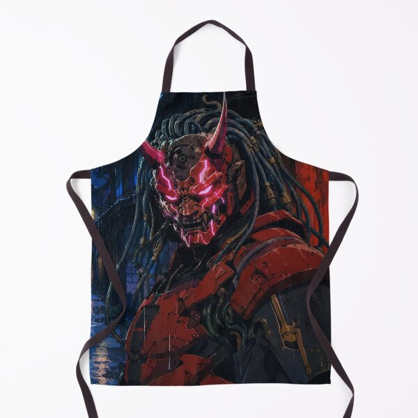 Aperçu de l'œuvre Cyberpunk Oni Neon Juggernaut créée et vendue par bapupa.