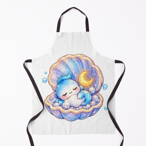 Item preview, Sleepy Ocean Baby in Magical Seashell – Cute Dreamy Ocean Art designed and sold by Dreamy Ocean Art.