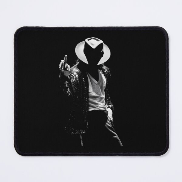 Item preview, MJ King of Pop Middle Finger Funny Meme designed and sold by Ballooonfisher.