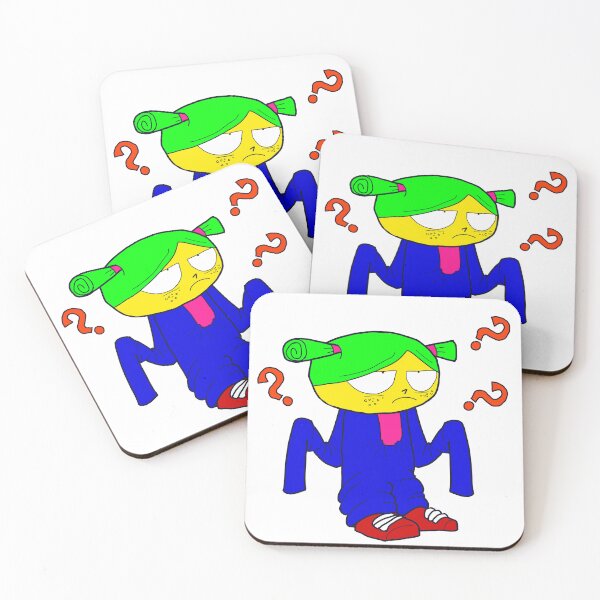 Item preview, Total Confusion Shrug - Quirky Cartoon Art designed and sold by pixelblotshop.