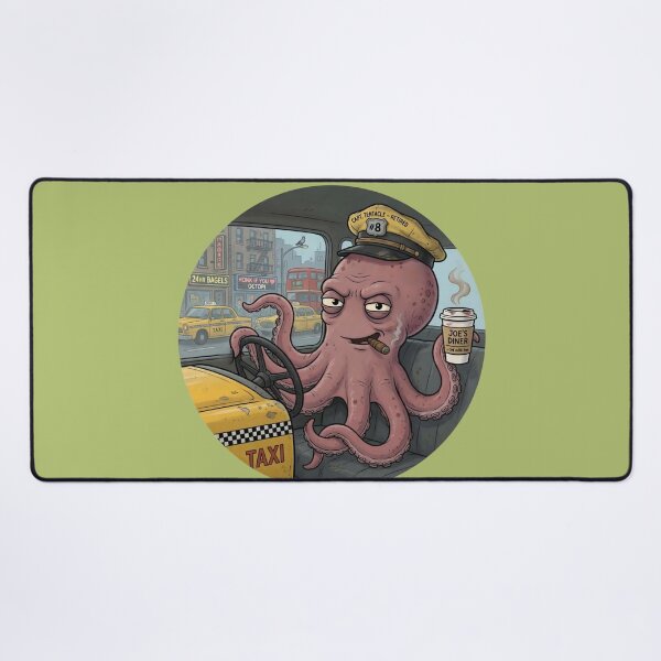 Item preview, Kraken in Retirement – Taxi Mode designed and sold by design-rebell.