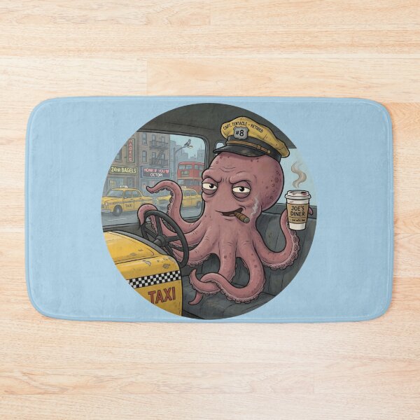 Item preview, Kraken in Retirement – Taxi Mode designed and sold by design-rebell.