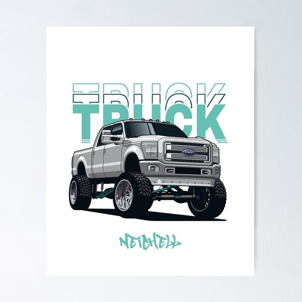 Item preview, White Truck designed and sold by Neichellarts.