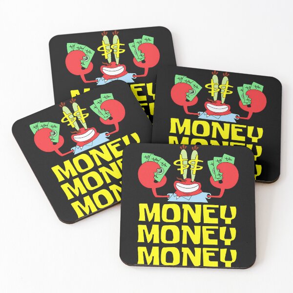 Item preview, Mr. Krabs Love Money Money Money Meme designed and sold by CapSoulCo.