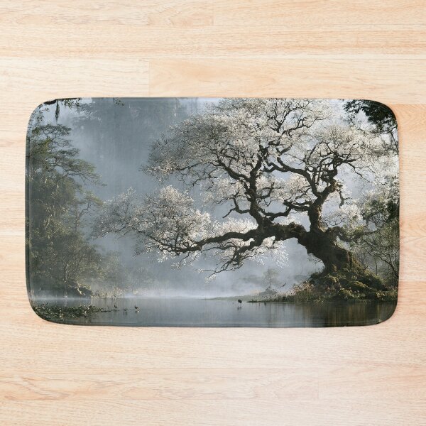 Item preview, Whispering Bloom Over Misty Waters designed and sold by Venon28.
