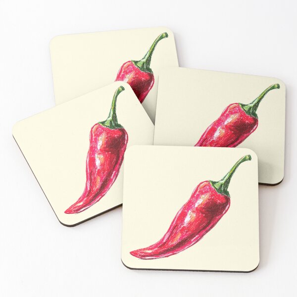 Item preview, Red Hot Chili Pepper Illustration designed and sold by jianina-alondra.